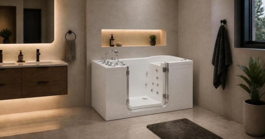 Our Dual Floor Entry Walk-In Tub - TUBSAFE