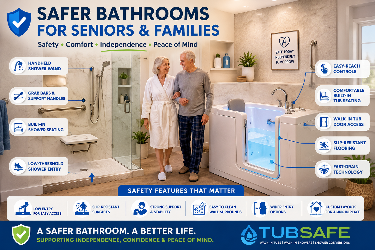 TubSafe-Safer bathroom solutions for seniors